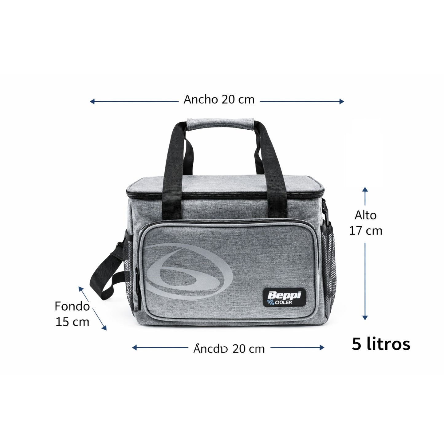 Saco Térmico 5l Cinzento Beppi-1000874cz