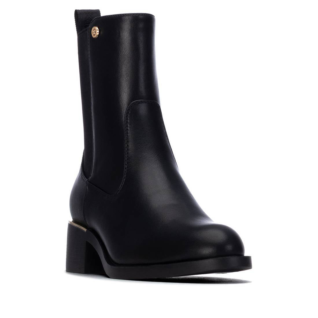 Bota Mulher Preta Xti-14636201