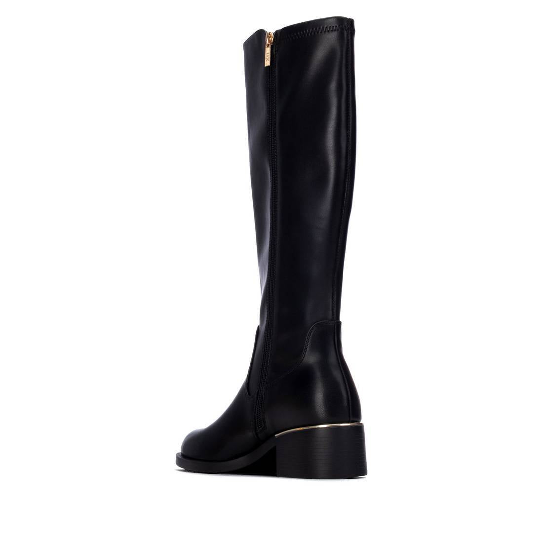 Bota Mulher Preta Xti-14636401