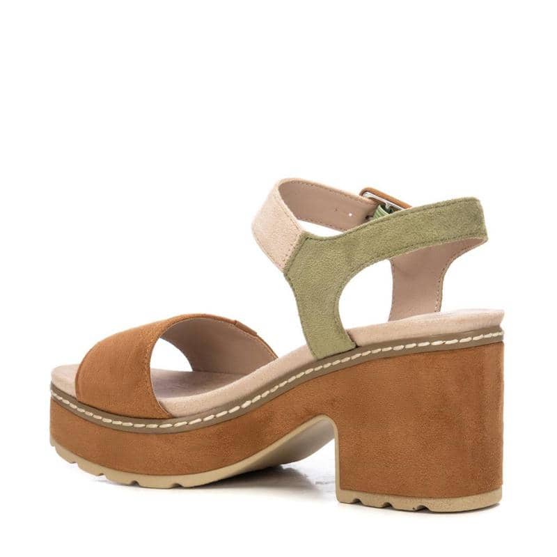 Sandália Casual Vegan Mulher Camel Refresh-17279402