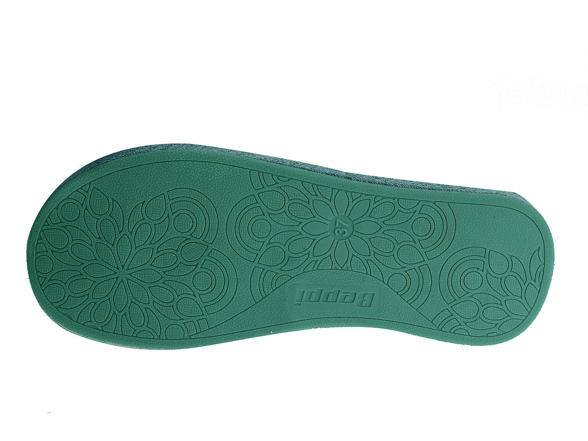 Zapatilla de interior para mujer Beppi azul-2173971
