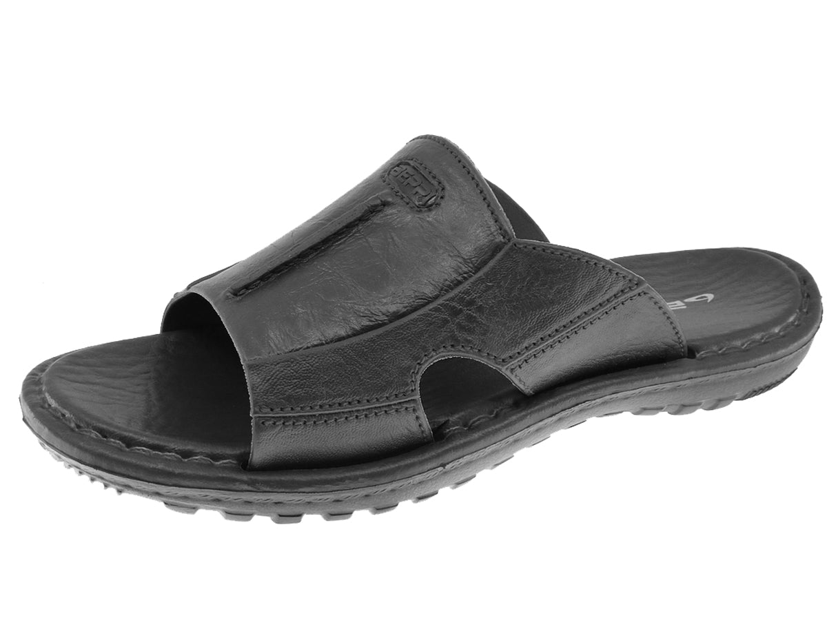 Beppi-2206990 Black Men's Pala Flip Flops