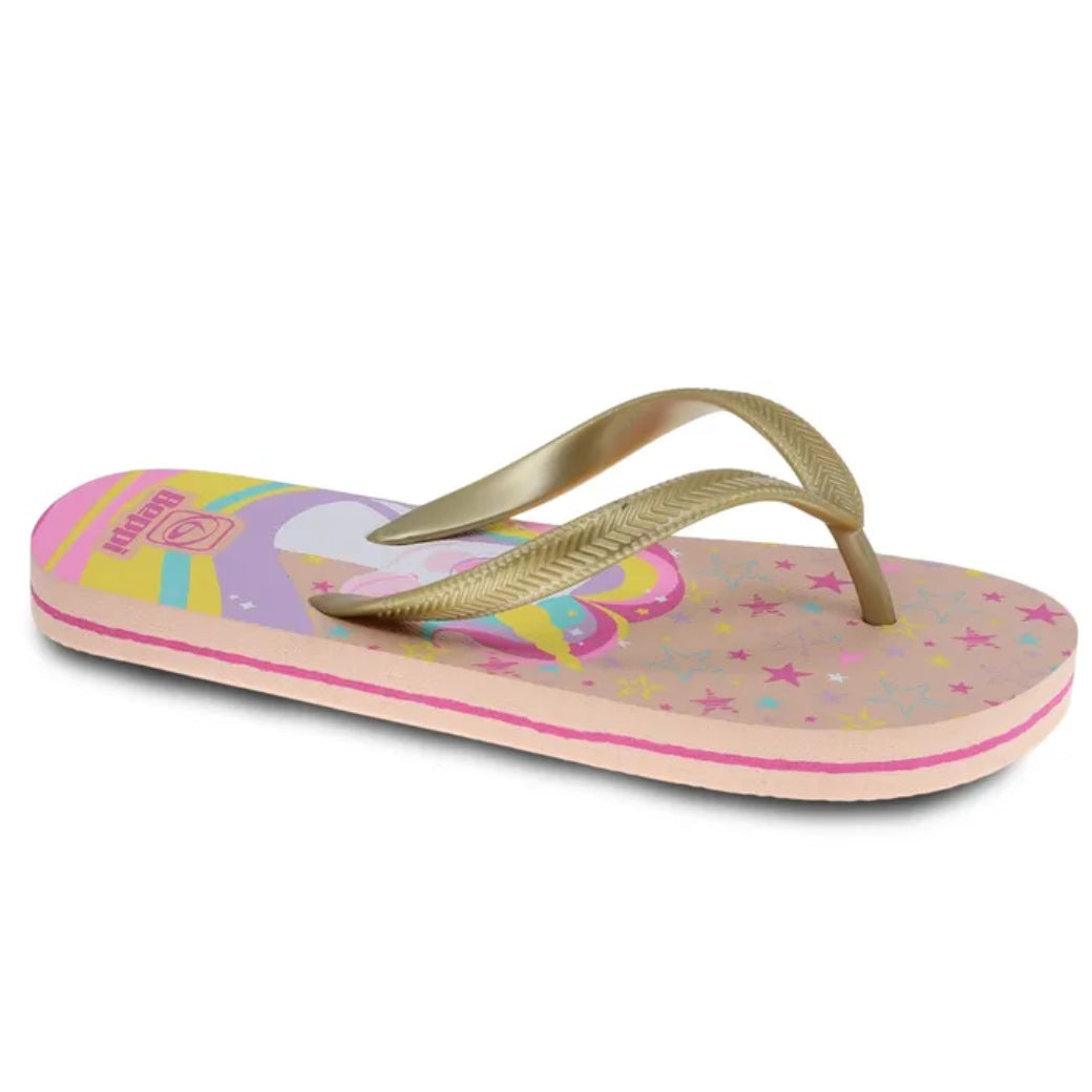 Chinelo Meter Dedo Juvenil Dourado Beppi-2211350