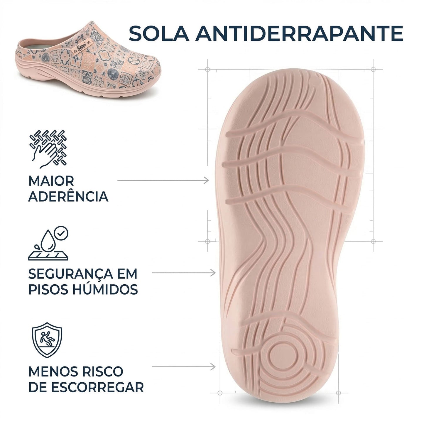 Socas Conforto Mulher Rosa Beppi-2222412