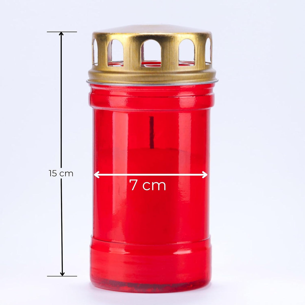 Cirios 30ll Alta Qualidade Vermelho -30llvrm