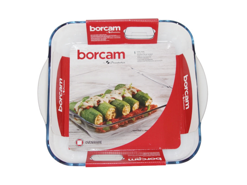 Assadeira Pirex Quad. 22x22 Borcam -8693357192584