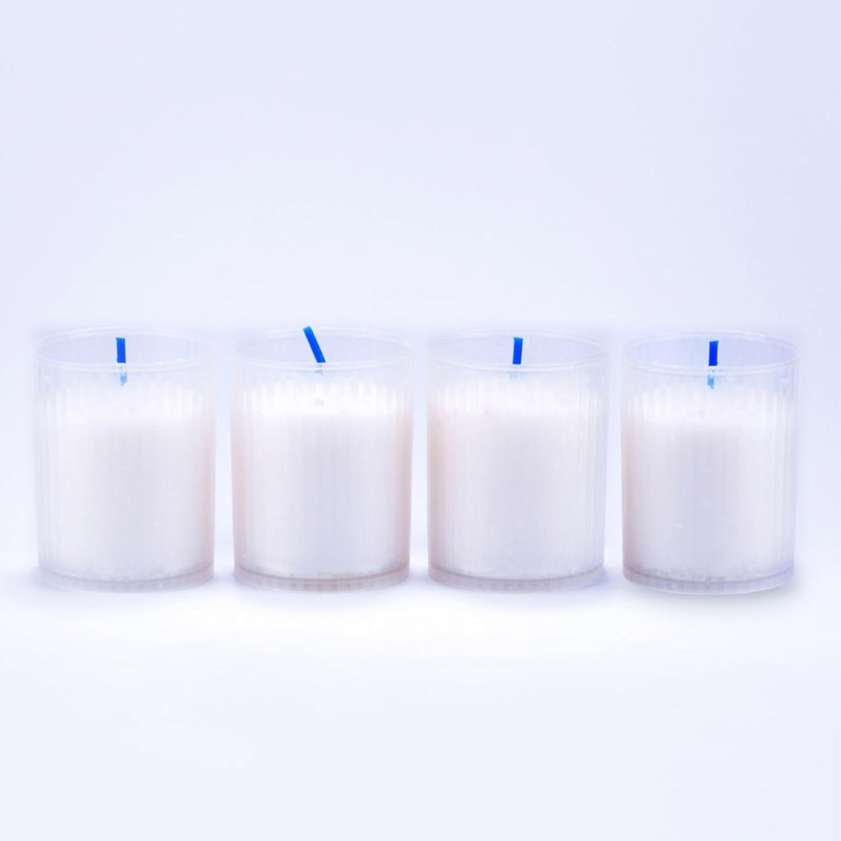 Círio Recarga Pack 4 Branco 6,3 cm (4 unidades)