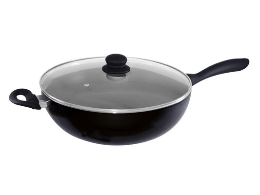 Wook Anti-ad. Com Tampa Vidro 32cm Indução Preto -5605169059507