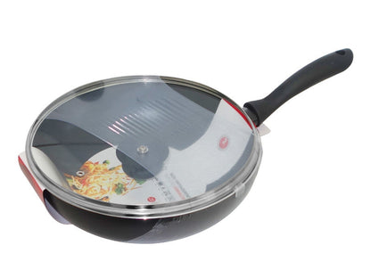 Wook Anti-ad. Com Tampa Vidro 32cm Indução Preto -5605169059507