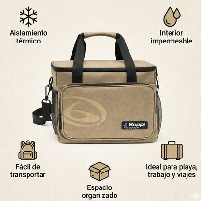 Saco Térmico 10l Castanho Beppi-1000875c