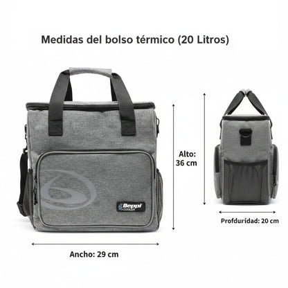 Saco Térmico 20l Cinzento Beppi-1000876cz