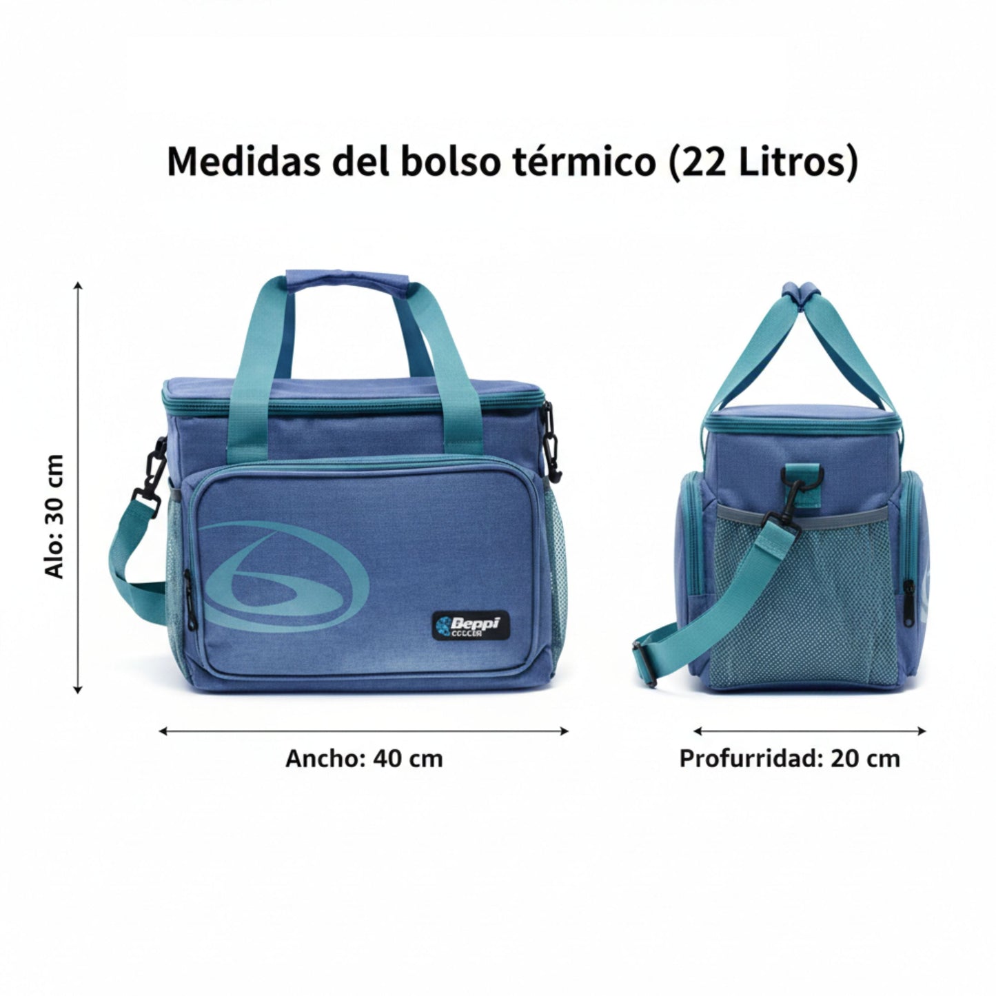 Saco Térmico 22l Azul Beppi-1000877a