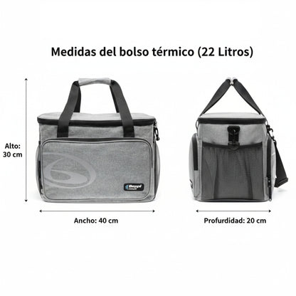 Saco Térmico 22l Cinzento Beppi-1000877cz