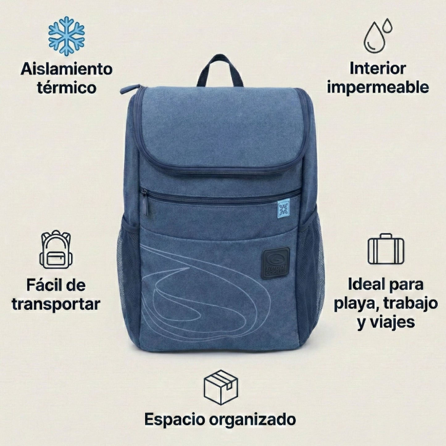 Mochila Térmica 8l Azul Beppi-1000958az