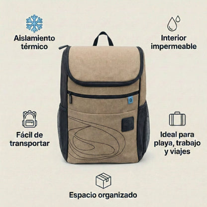 Mochila Térmica 8l Castanho Beppi-1000958cas