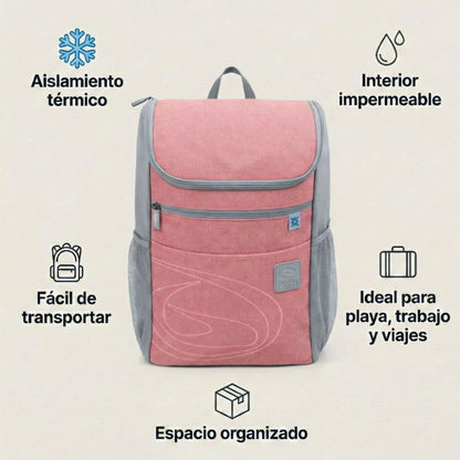 Mochila Térmica 8l Rosa Beppi-1000958rs