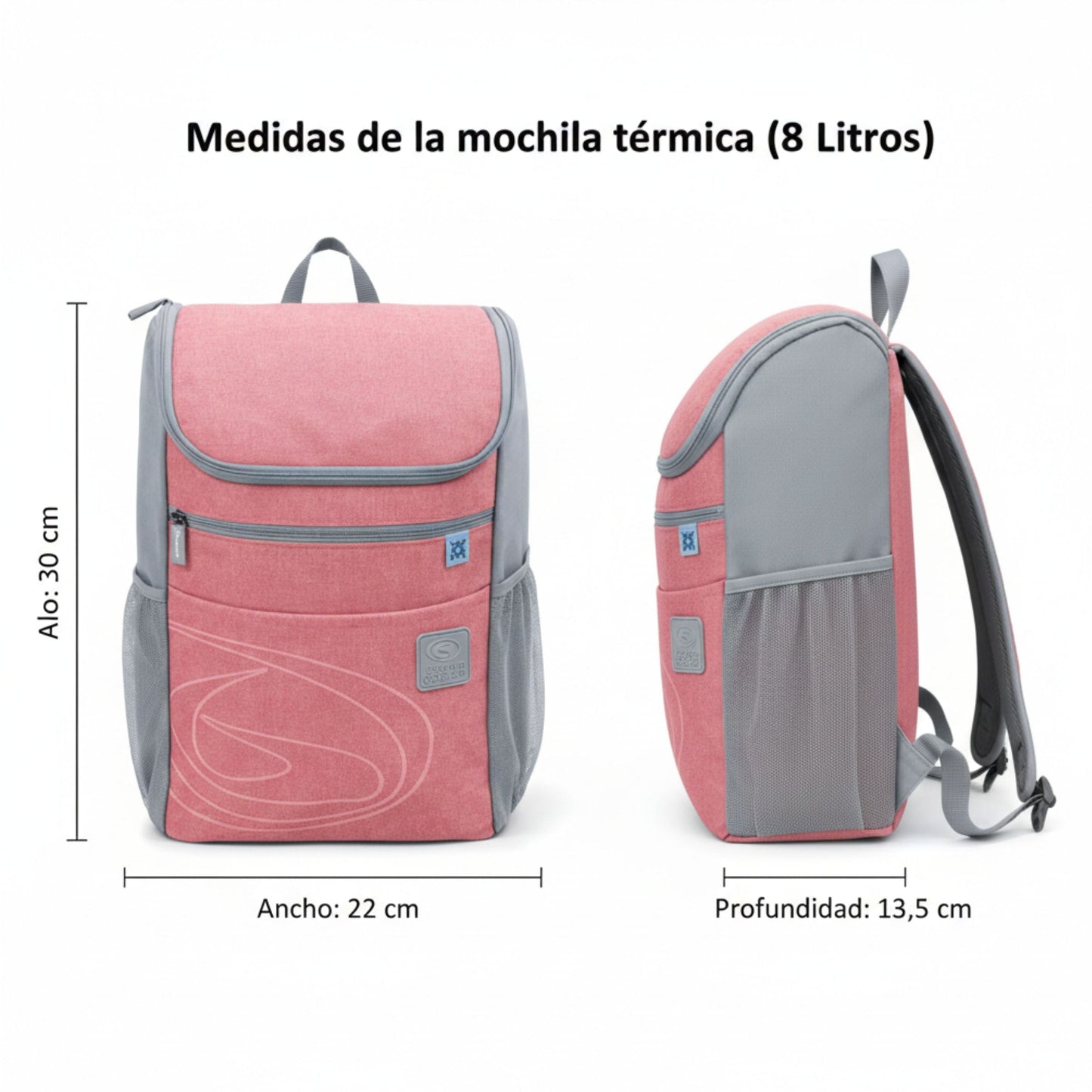 Mochila Térmica 8l Rosa Beppi-1000958rs