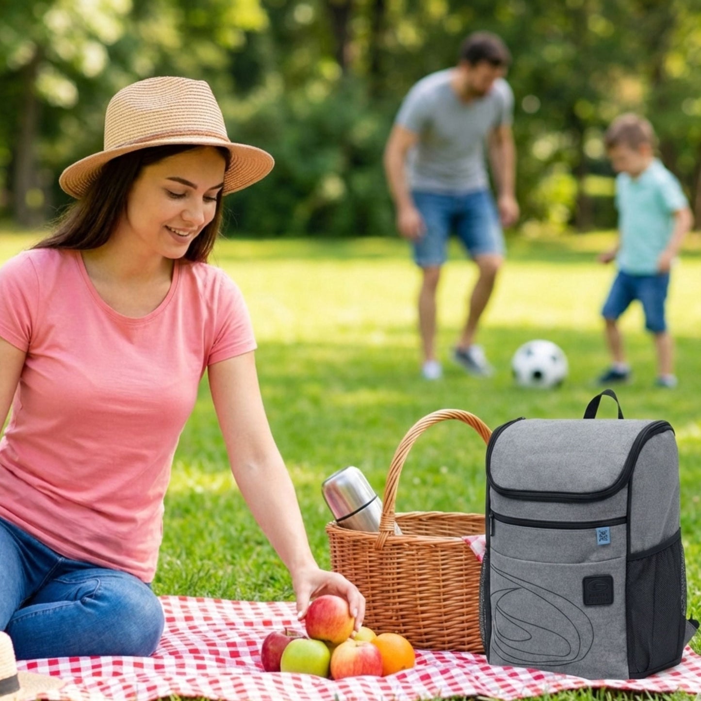 Mochila Térmica 15l Cinzento Beppi-1000959cz