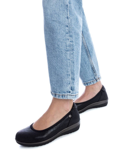 Women's Leather Shoes Black Xti-14202001