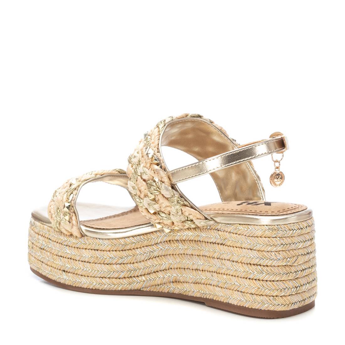 Women's Casual Wedge Sandal Gold Xti-142674