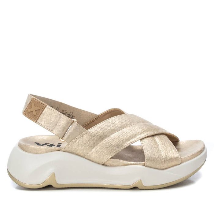 Sandália Casual Mulher Dourado Xti-14273903