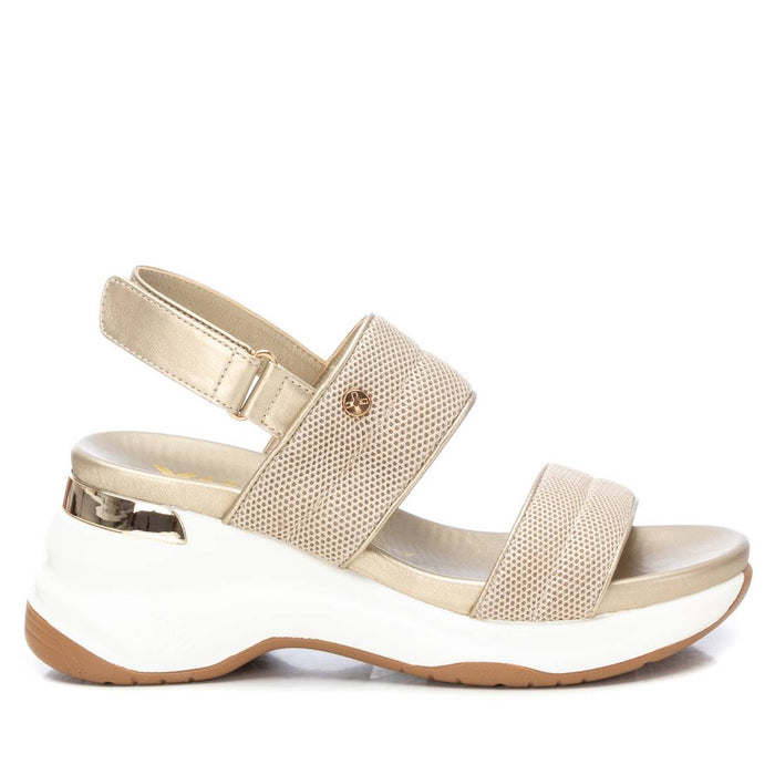 Sandália Casual Mulher Dourado Xti-142828