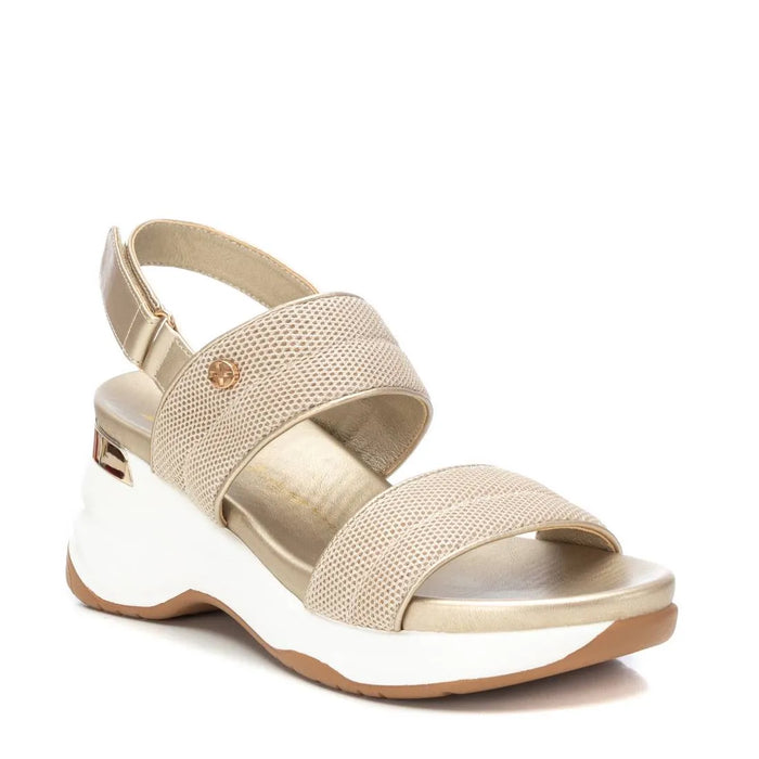 Sandália Casual Mulher Dourado Xti-142828