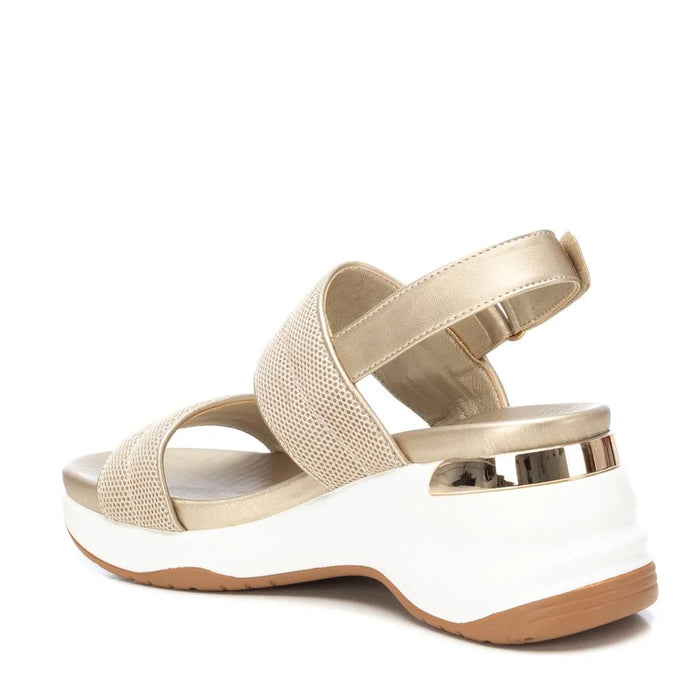 Sandália Casual Mulher Dourado Xti-142828