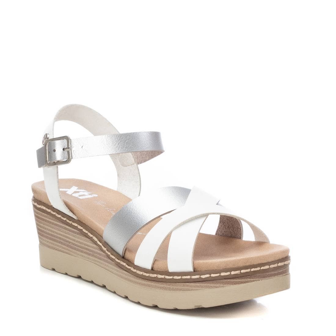 Sandália Casual Mulher Vegan Branca Xti-14285301