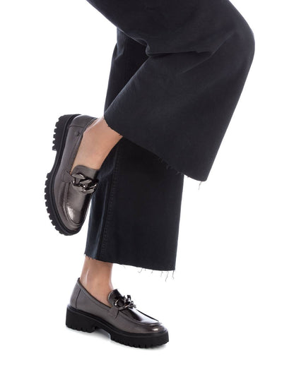 Charol Women's Leather Shoe Black Refresh-14320502