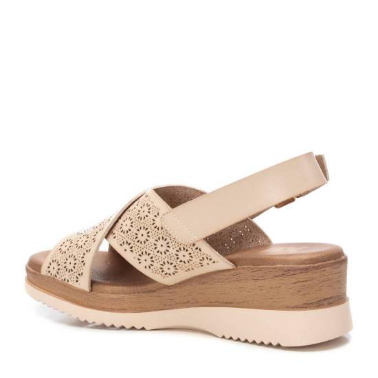 Sandália Casual Vegan Mulher Bege Xti-14385205