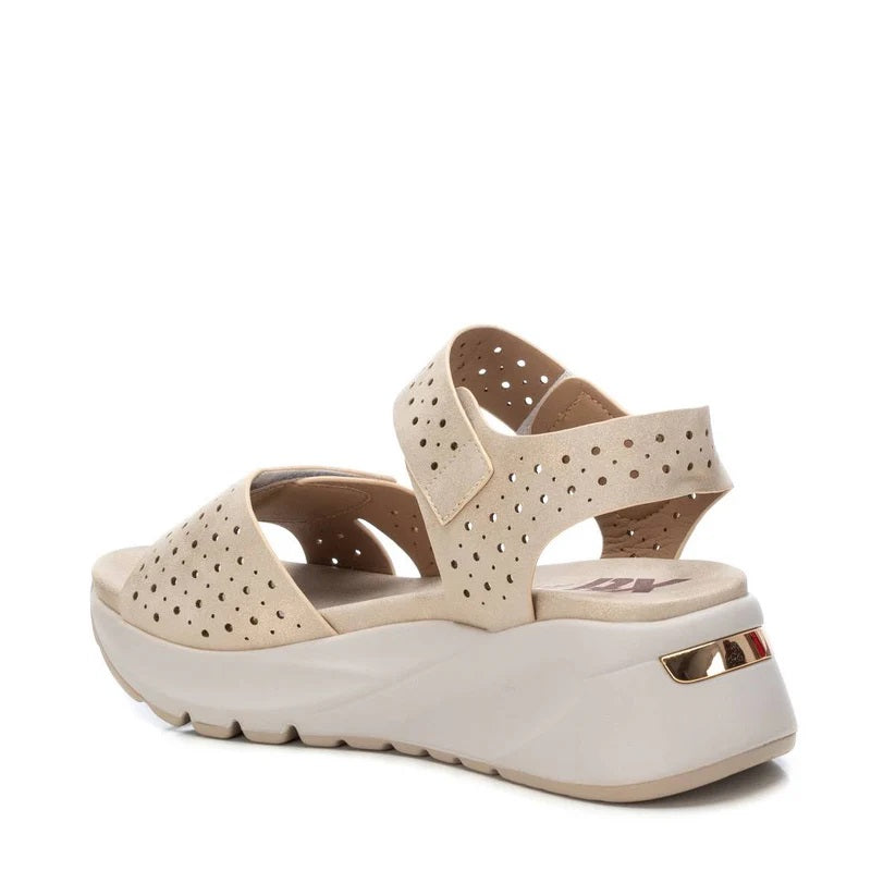 Sandália Casual Vegan Mulher Bege Xti-14389702