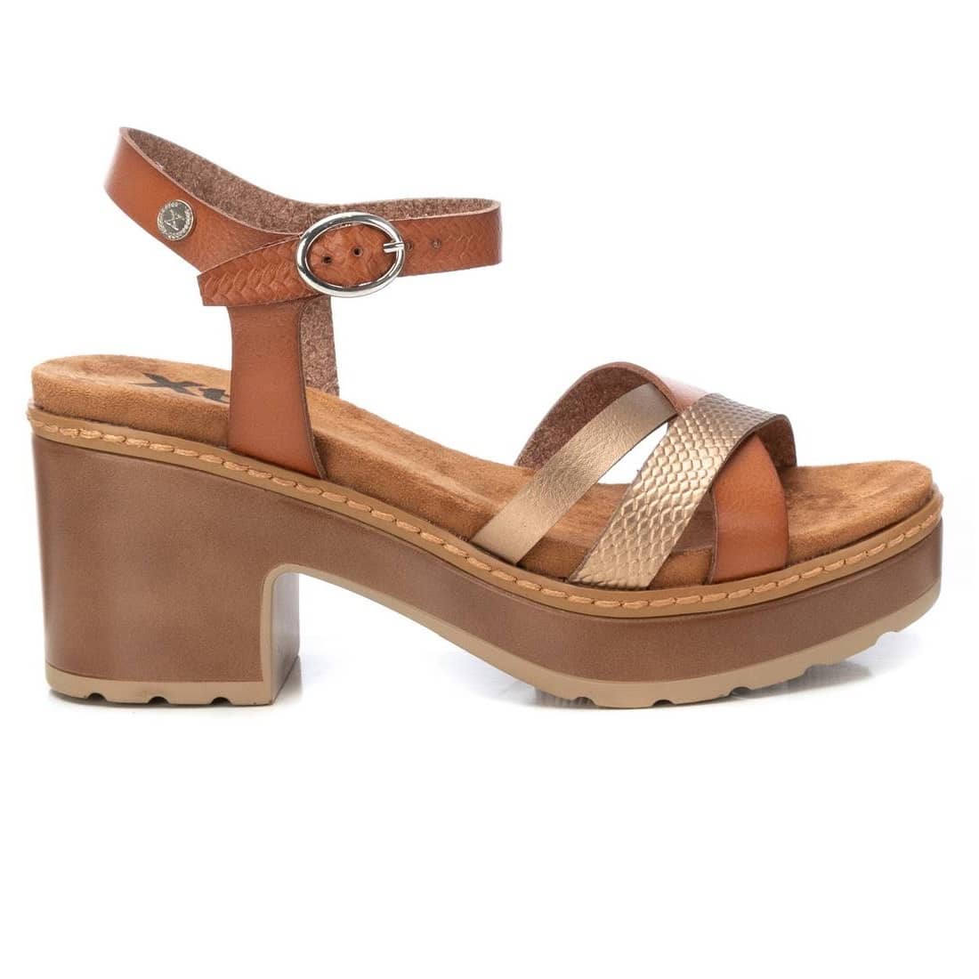 Sandália Casual Vegan Mulher Camel Xti-14408602
