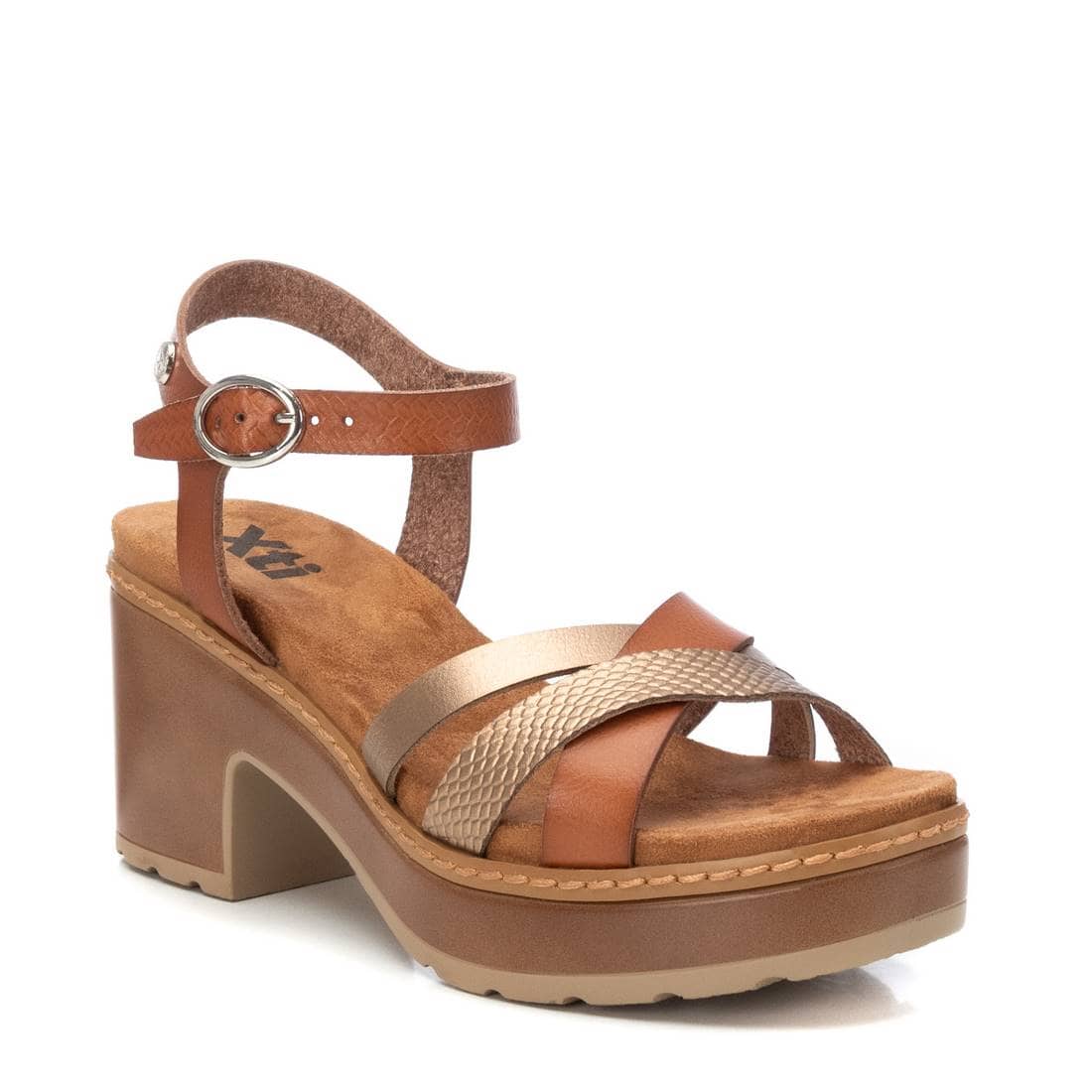 Sandália Casual Vegan Mulher Camel Xti-14408602