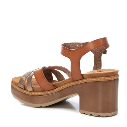 Sandália Casual Vegan Mulher Camel Xti-14408602