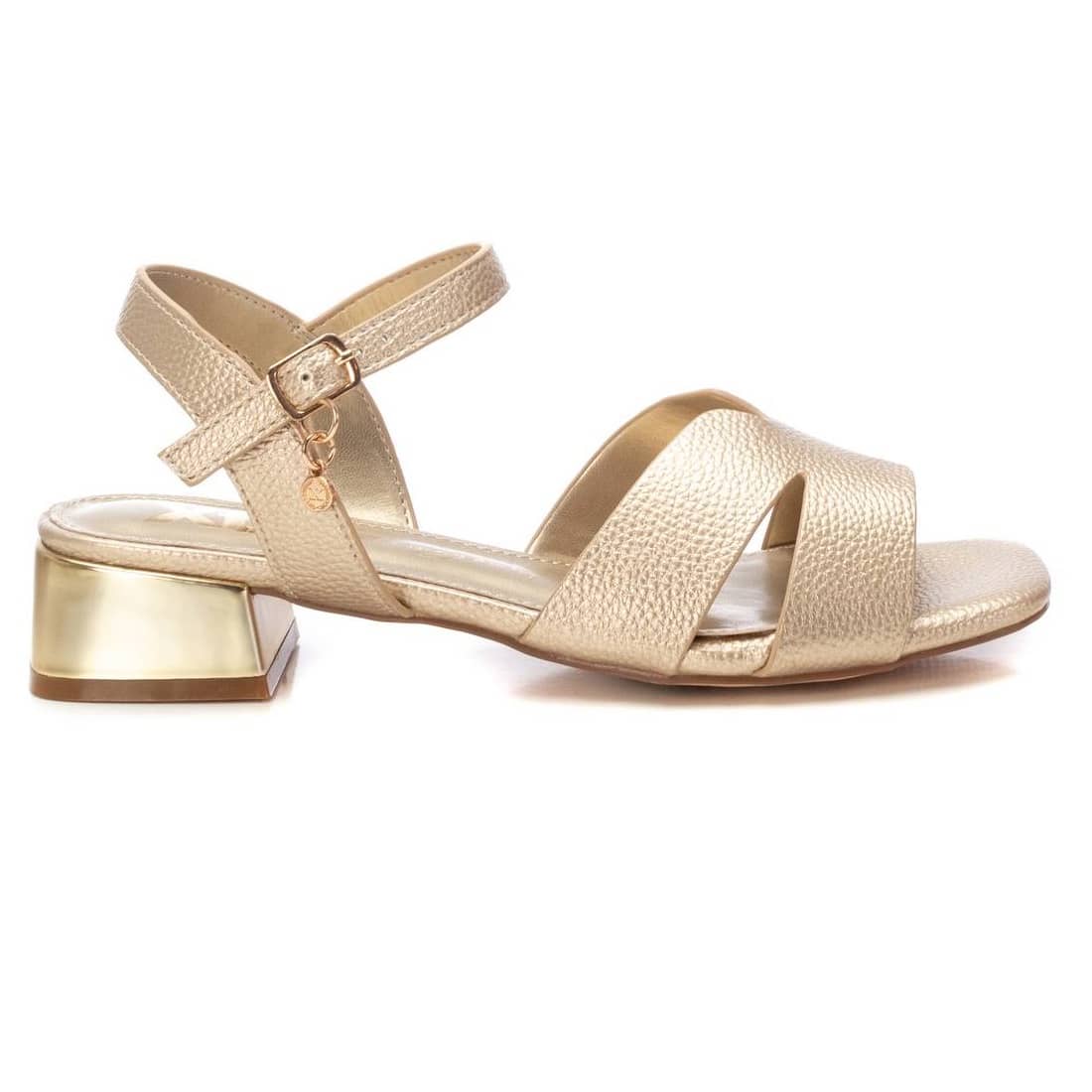 Sandália Casual Vegan Mulher Dourado Xti-14412602