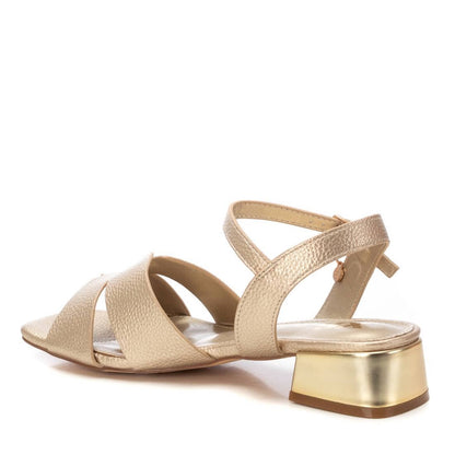 Sandália Casual Vegan Mulher Dourado Xti-14412602