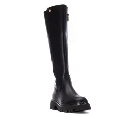 Bota XTI preta vegan mulher 14441901 — fotografia 6 do modelo com salto 5 cm