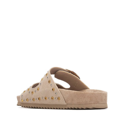 Sandália Tipo Chinelo Casual Vegan Mulher Bege Xti-14506602