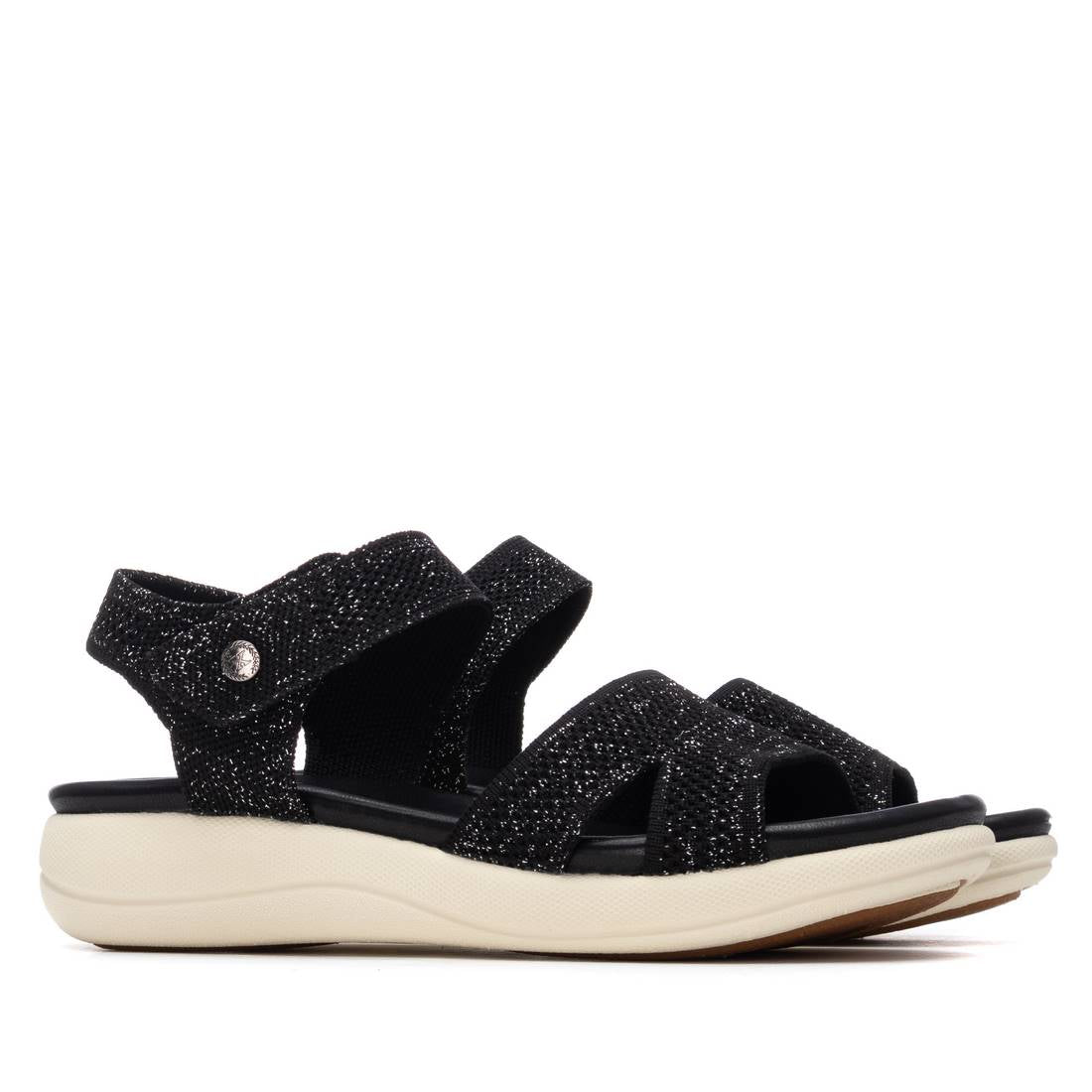 Sandália Casual Vegan Mulher Preta Xti-14515601