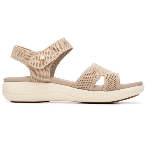 Sandália Casual Vegan Mulher Bege Xti-14515603