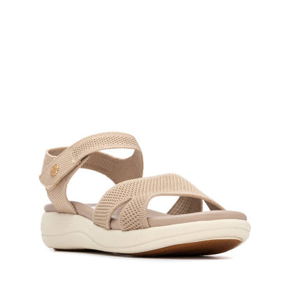 Sandália Casual Vegan Mulher Bege Xti-14515603