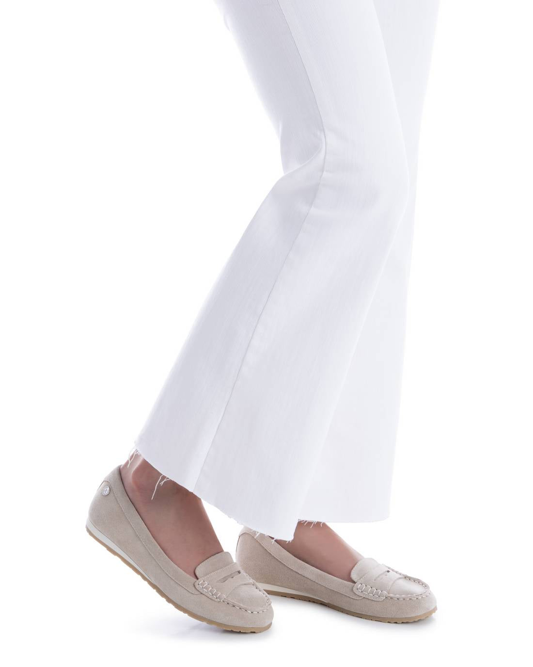 Sapato Pele Vegan Mulher Bege Xti-14518502