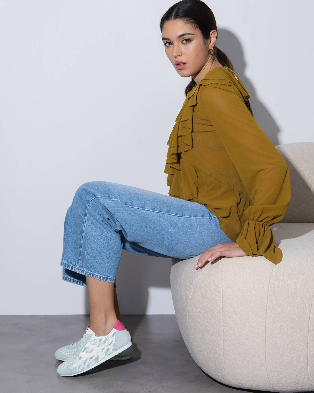 Sapatilha Mulher Verde Xti-14522902