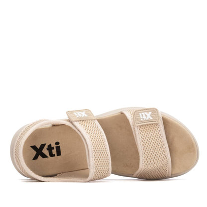 Sandália Casual Vegan Mulher Bege Xti-14540102
