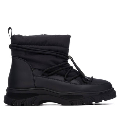 Bota XTI Preta com Atacadores 14607003 — imagem 1 do produto