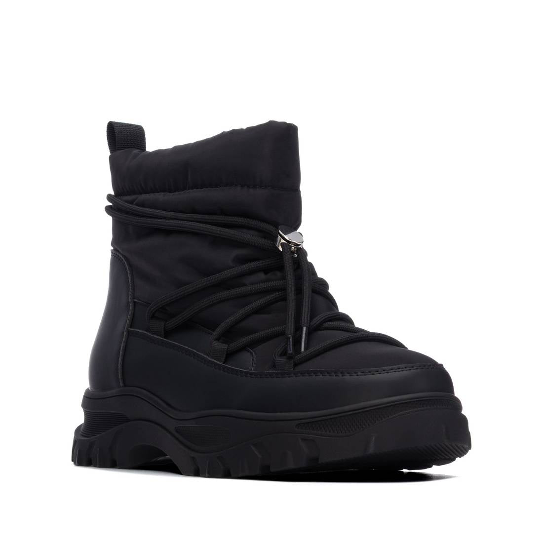 Bota XTI Preta com Atacadores 14607003 — imagem 2 do produto