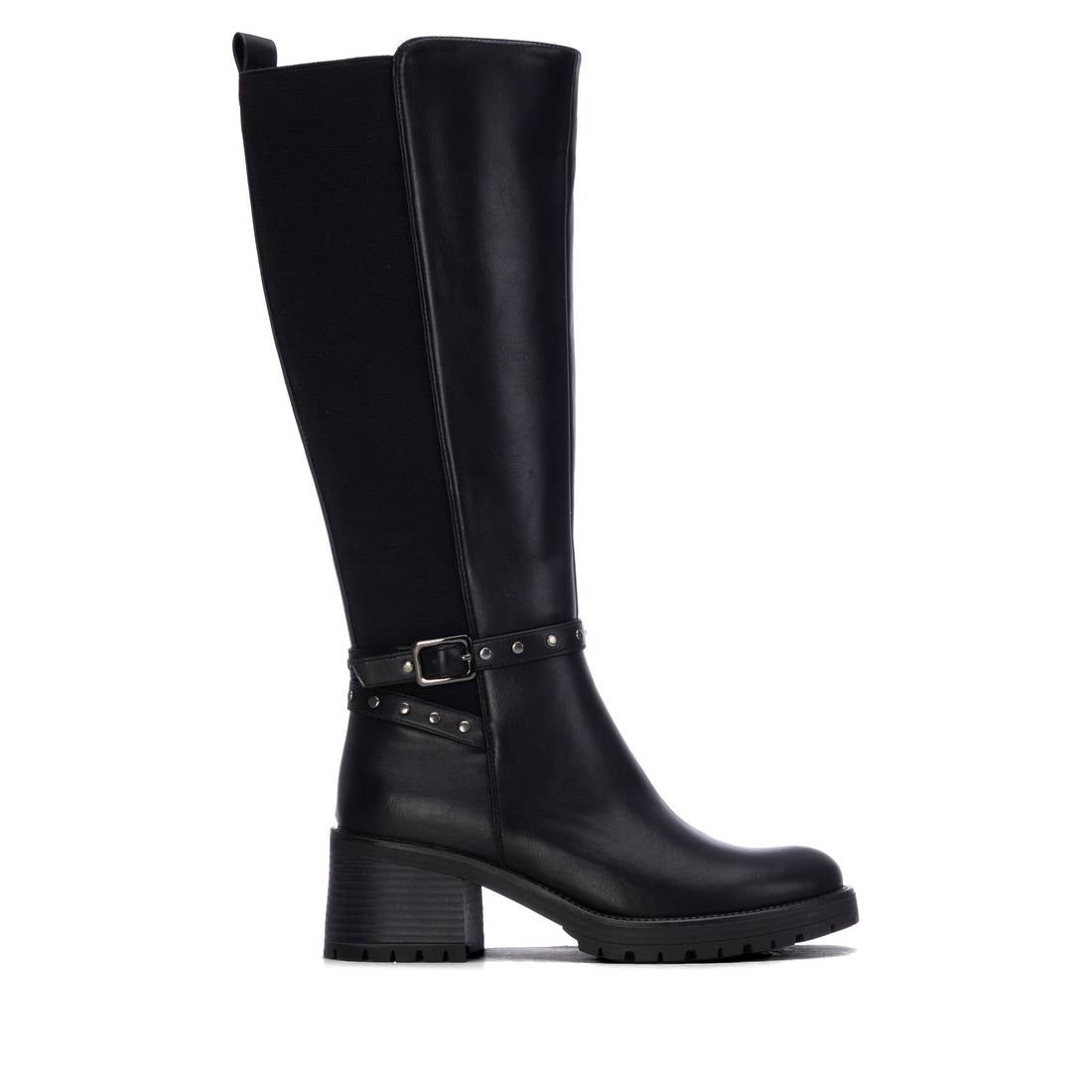 Bota Mulher Preta Xti-14608101