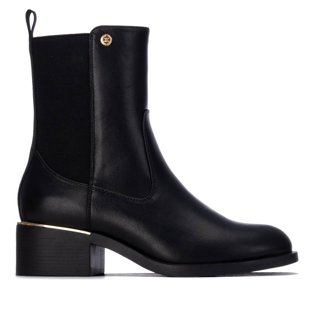 Bota Mulher Preta Xti-14636201