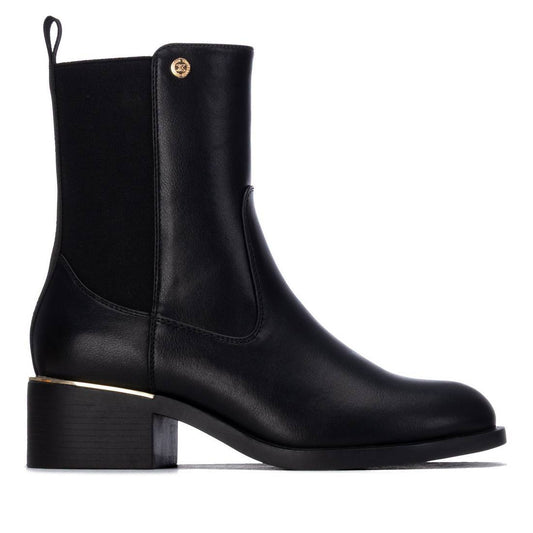 Bota Mulher Preta Xti-14636201